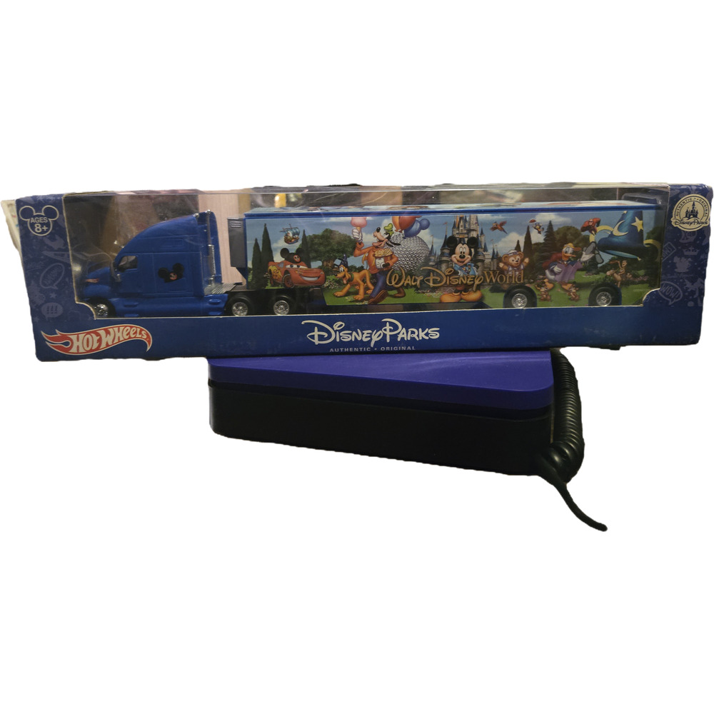 Hot Wheels Disney Parks Walt Disney World Disneyland Hauler Semi Truck Toy